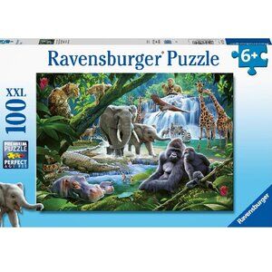 New sealed Ravensburger 100XXL Puzzle- Jungle Animals Children Puzzle